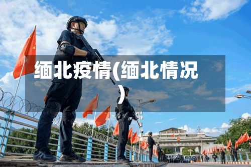 缅北疫情(缅北情况)