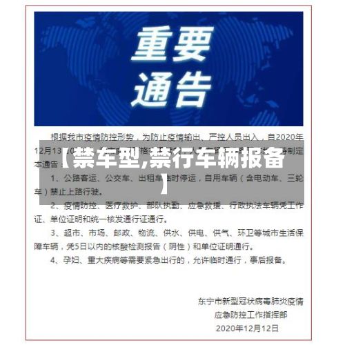 【禁车型,禁行车辆报备】-第2张图片
