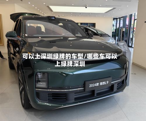 可以上深圳绿牌的车型/哪些车可以上绿牌深圳-第3张图片