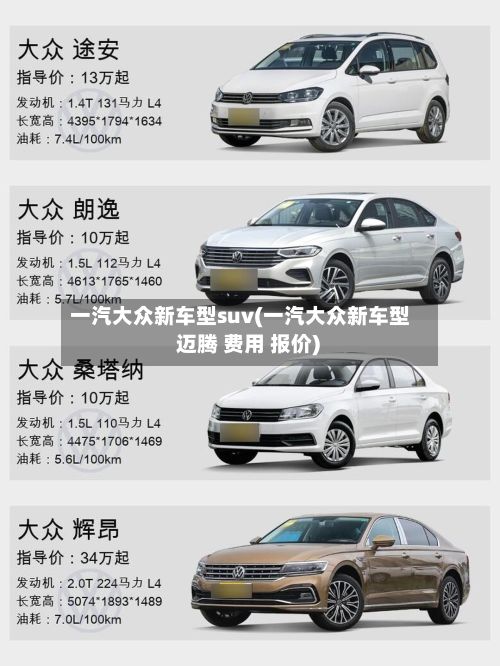 一汽大众新车型suv(一汽大众新车型 迈腾 费用 报价)-第3张图片
