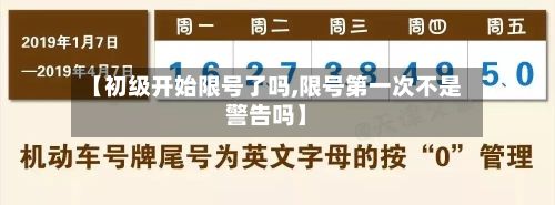 【初级开始限号了吗,限号第一次不是警告吗】