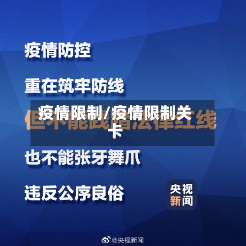 疫情限制/疫情限制关卡