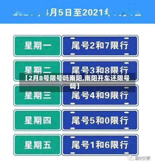 【2月8号限号吗南阳,南阳开车还限号吗】-第3张图片