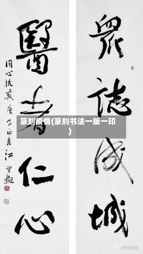篆刻疫情(篆刻书法一版一印)