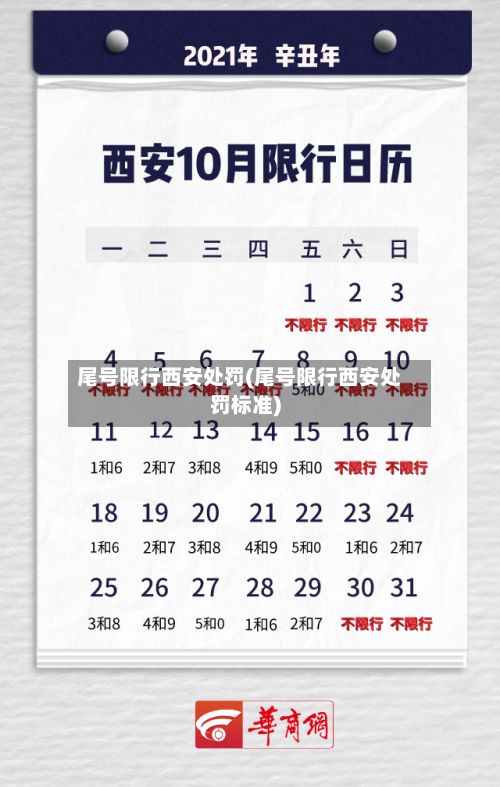尾号限行西安处罚(尾号限行西安处罚标准)