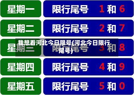 我想看河北今日限号(河北今日限行尾号)-第2张图片