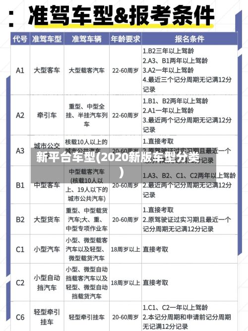 新平台车型(2020新版车型分类)-第2张图片