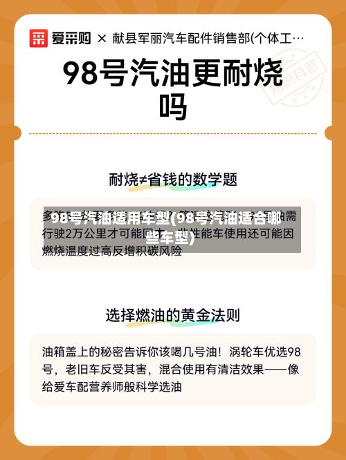 98号汽油适用车型(98号汽油适合哪些车型)-第2张图片