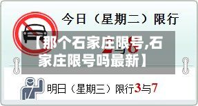 【那个石家庄限号,石家庄限号吗最新】-第2张图片