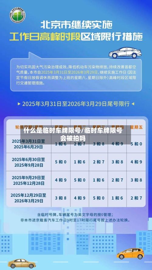 什么是临时车牌限号/临时车牌限号会被拍吗