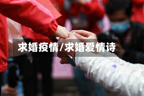 求婚疫情/求婚爱情诗