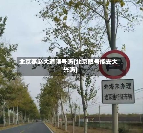 北京燕赵大道限号吗(北京限号能去大兴吗)