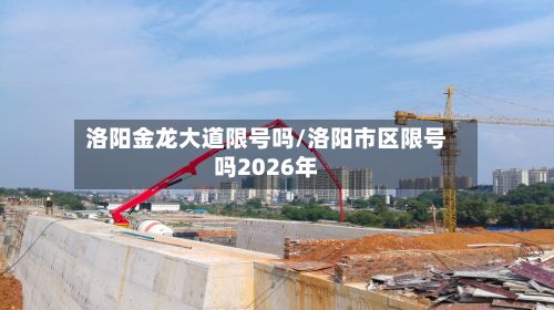 洛阳金龙大道限号吗/洛阳市区限号吗2026年-第2张图片