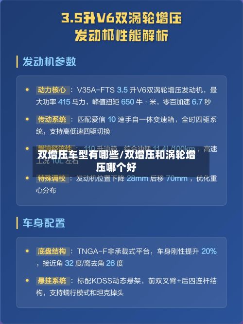 双增压车型有哪些/双增压和涡轮增压哪个好-第2张图片